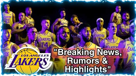 Los Angeles Lakers: Breaking News, Rumors & Highlights.